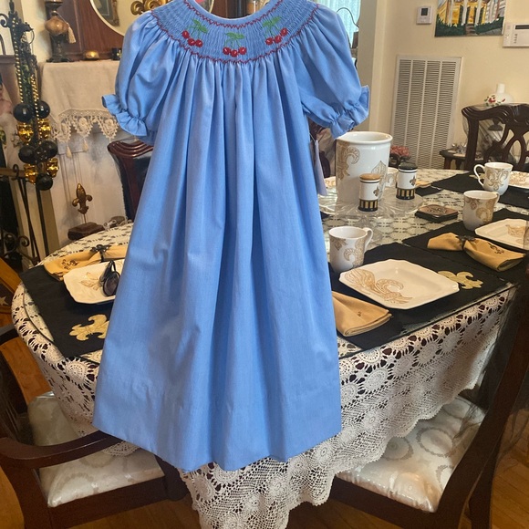 NWT Banbury Cross Smocked Girls Dress size 5 - Picture 12 of 16